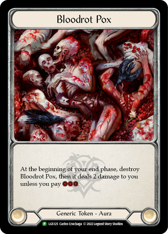 Bloodrot Pox // Frailty [LGS125 // LGS126] (Promo)  Cold Foil - Flesh And Blood