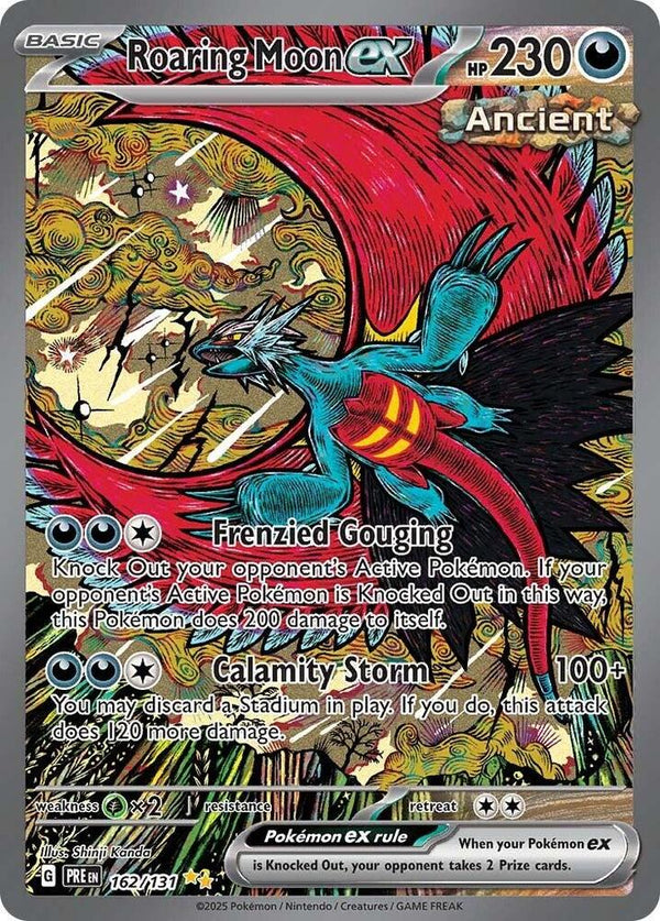 Roaring Moon ex (162/131) [Scarlet & Violet: Prismatic Evolutions] - Pokémon