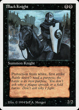 Black Knight [Summer Magic / Edgar] - Magic: The Gathering