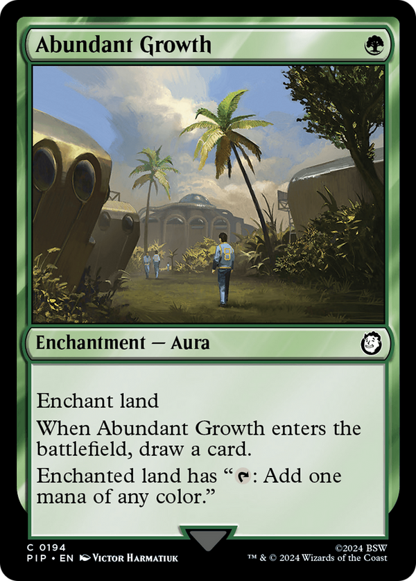 Abundant Growth [Fallout] - Magic: The Gathering