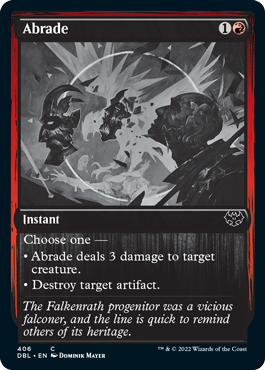 Abrade [Innistrad: Double Feature] - Magic: The Gathering