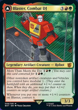 Blaster, Combat DJ // Blaster, Morale Booster [Transformers] - Magic: The Gathering