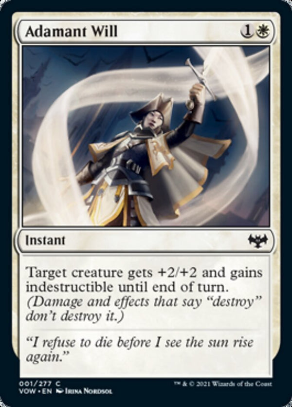 Adamant Will [Innistrad: Crimson Vow] - Magic: The Gathering
