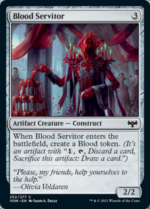 Blood Servitor [Innistrad: Crimson Vow] - Magic: The Gathering