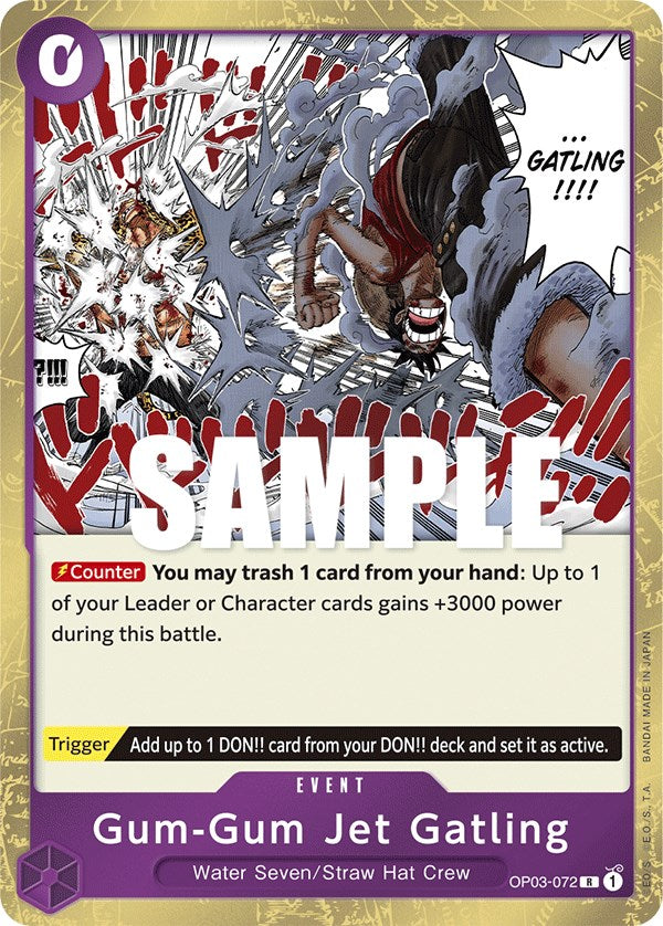 Gum-Gum Jet Gatling [Pillars of Strength] - Bandai