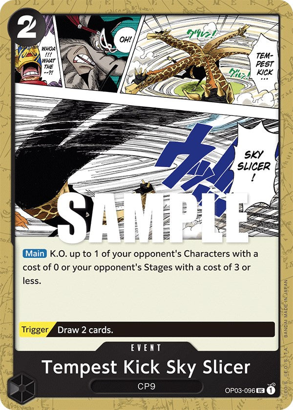 Tempest Kick Sky Slicer [Pillars of Strength] - Bandai