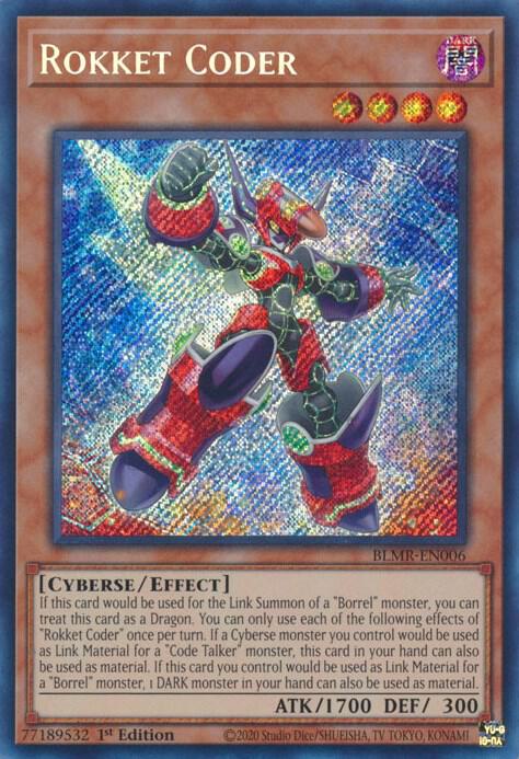 Rokket Coder (BLMR-EN006) [Secret Rare] - Yu-Gi-Oh!