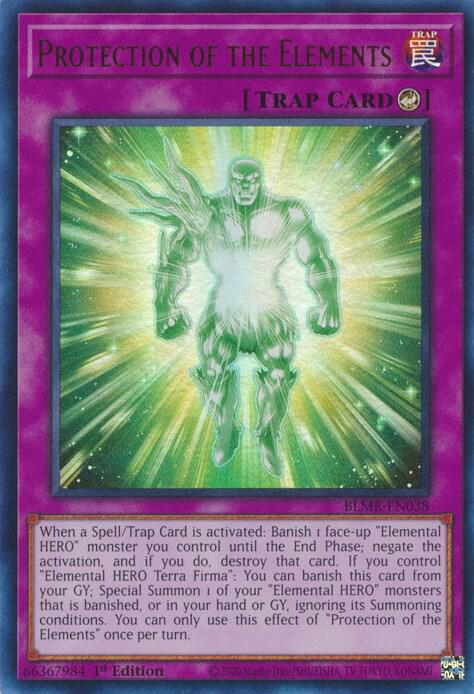 Protection of the Elements (BLMR-EN038) [Ultra Rare] - Yu-Gi-Oh!