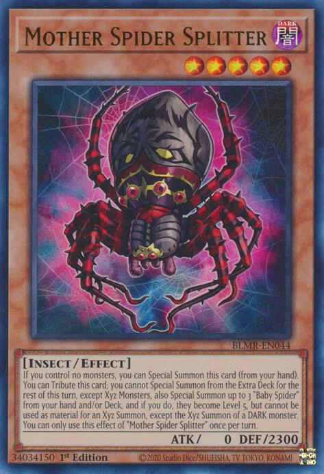 Mother Spider Splitter (BLMR-EN044) [Ultra Rare] - Yu-Gi-Oh!