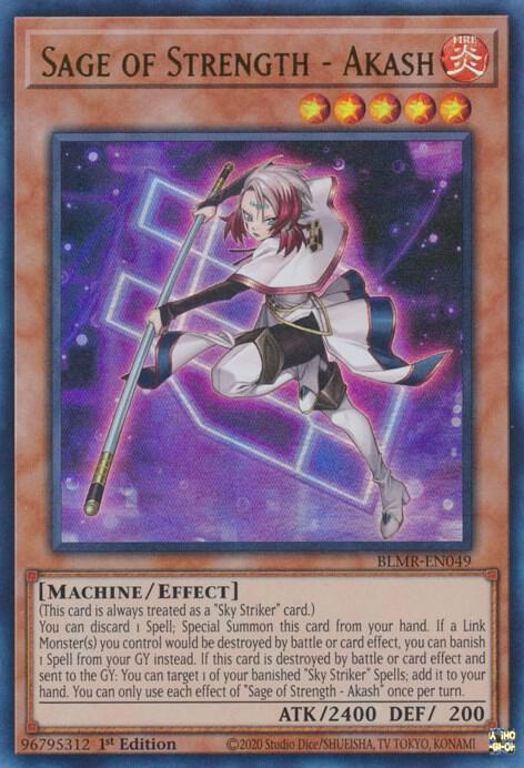 Sage of Strength - Akash (BLMR-EN049) [Ultra Rare] - Yu-Gi-Oh!