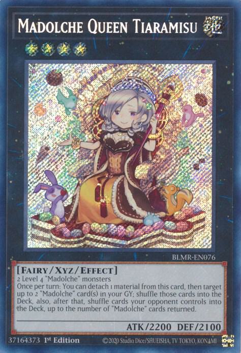 Madolche Queen Tiaramisu (BLMR-EN076) [Secret Rare] - Yu-Gi-Oh!