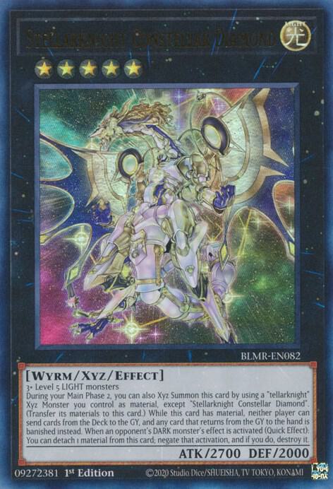 Stellarknight Constellar Diamond (BLMR-EN082) [Ultra Rare] - Yu-Gi-Oh!