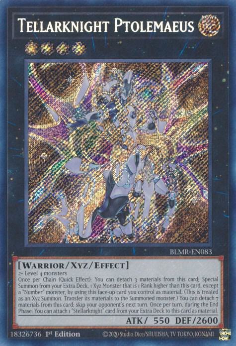 Tellarknight Ptolemaeus (BLMR-EN083) [Secret Rare] - Yu-Gi-Oh!