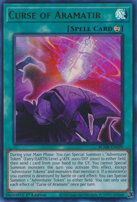 Curse of Aramatir (BLMR-EN099) [Ultra Rare] - Yu-Gi-Oh!