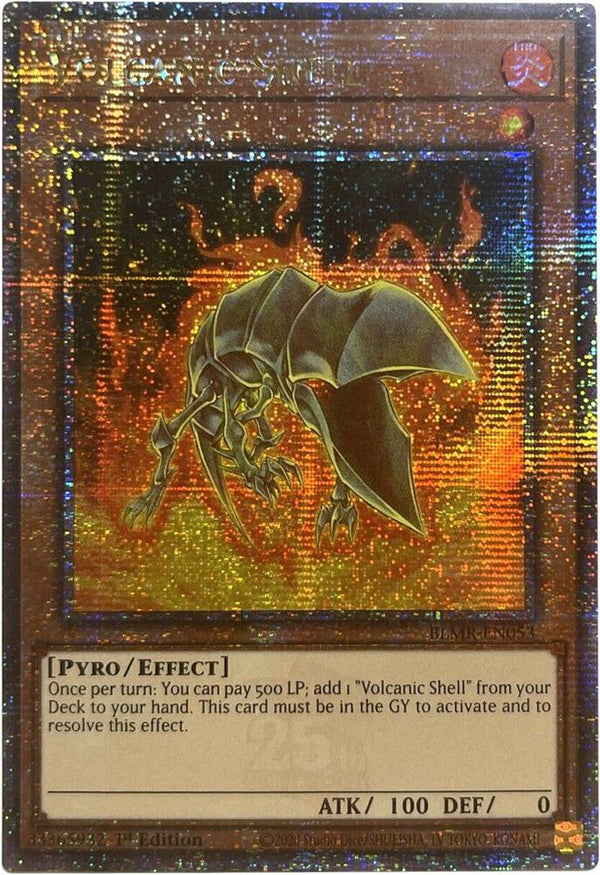 Volcanic Shell (Quarter Century Secret Rare) (BLMR-EN053) - Yu-Gi-Oh!