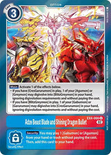 Adze Beast Blade and Shining Dragon Bullet (Alternate Art) - Digimon Card Game