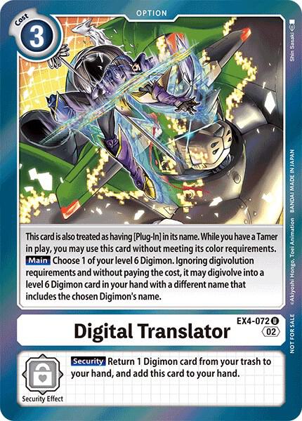 Digital Translator (Box Topper)