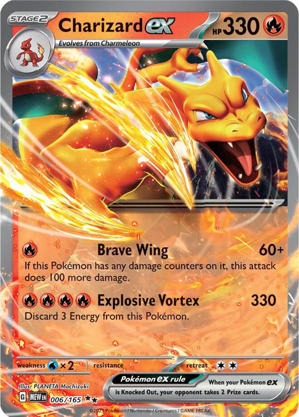 Charizard ex - 006/165 - Pokémon