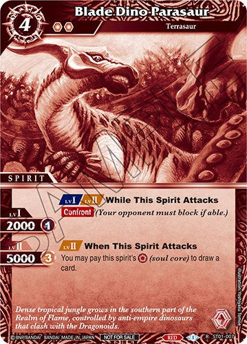 Blade Dino Parasaur (Event Pack Vol. 2) (ST01-007) [Launch & Event Promos] - Bandai