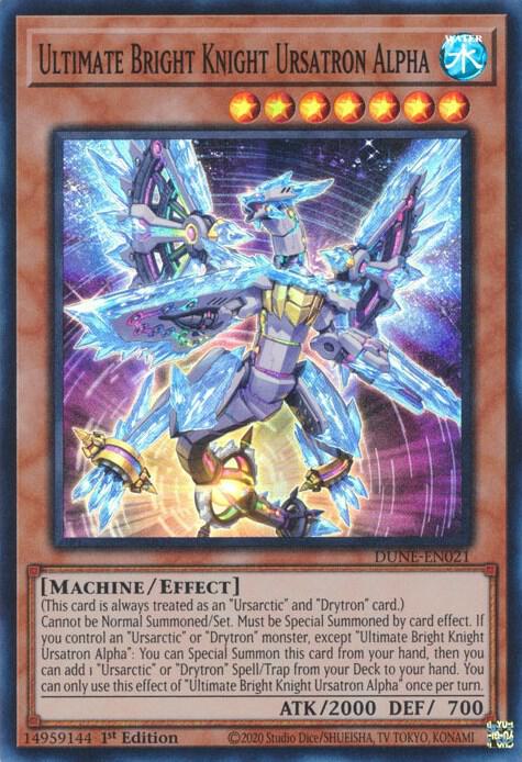 Ultimate Bright Knight Ursatron Alpha (DUNE-EN021) [Super Rare] - Yu-Gi-Oh!