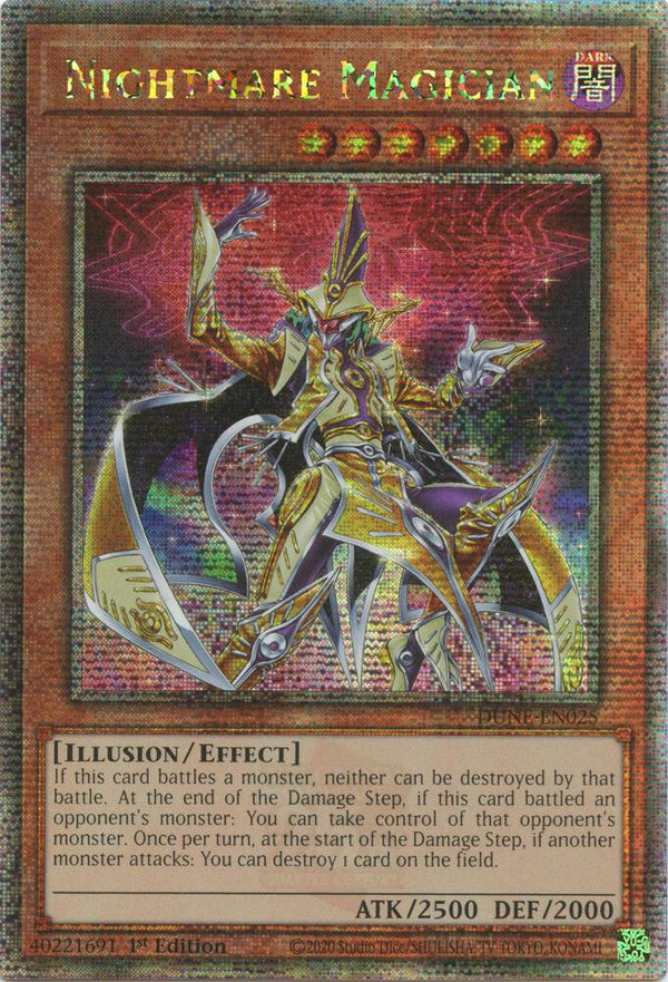 Nightmare Magician (Quarter Century Secret Rare) (DUNE-EN025) - Yu-Gi-Oh!
