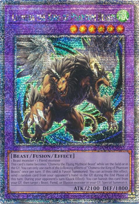 Chimera the King of Phantom Beasts (Quarter Century Secret Rare)