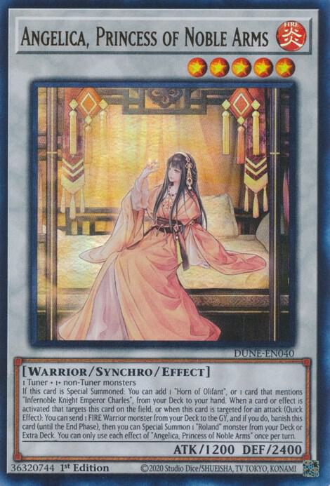 Angelica, Princess of Noble Arms (DUNE-EN040) [Ultra Rare] - Yu-Gi-Oh!
