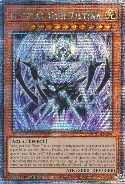Crystal God Tistina (Quarter Century Secret Rare)