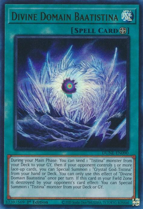 Divine Domain Baatistina (DUNE-EN090) [Ultra Rare] - Yu-Gi-Oh!
