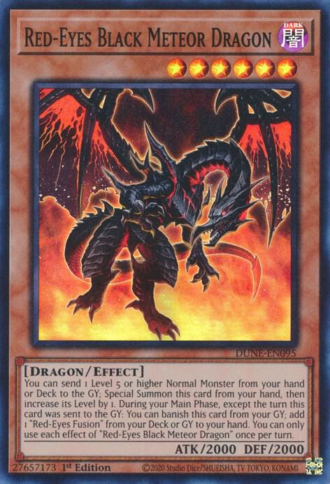 Red-Eyes Black Meteor Dragon (DUNE-EN095) [Super Rare] - Yu-Gi-Oh!