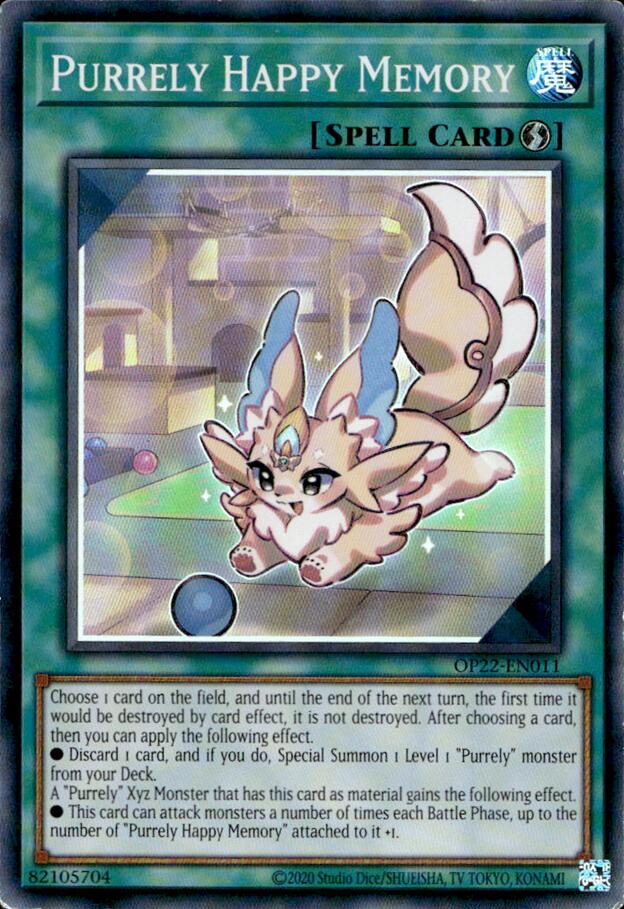 Purrely Happy Memory [OP22-EN011] Super Rare