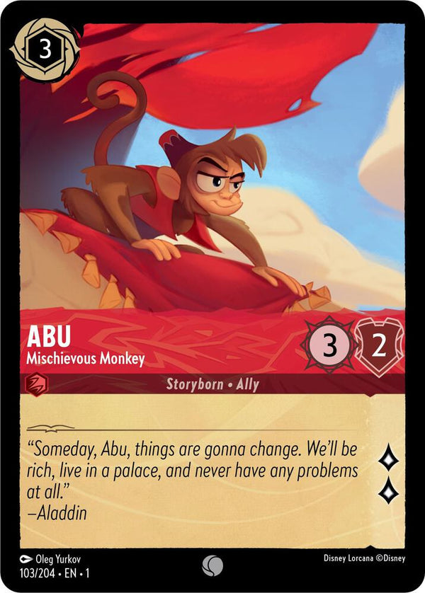 Abu - Mischievous Monkey - Disney Lorcana