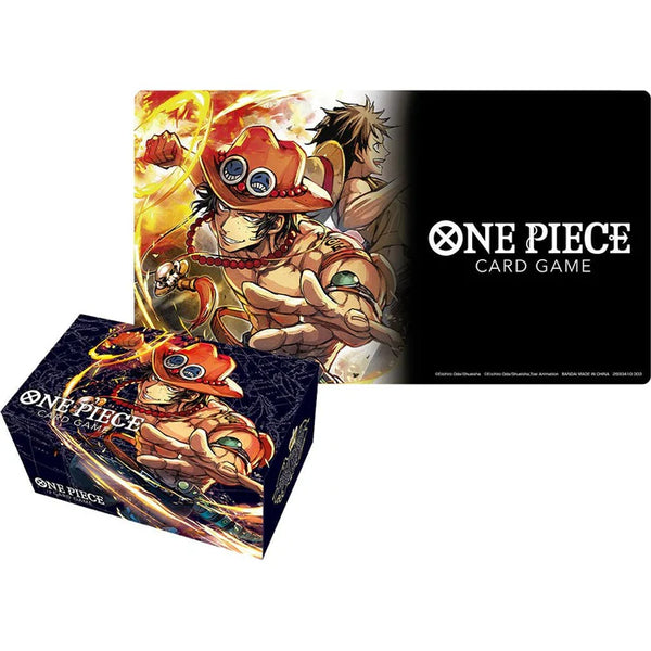Playmat and Storage Box Set -Portgas.D.Ace- - Bandai
