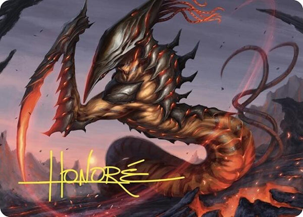 Blade Sliver Art Card (Gold-Stamped Signature) [Commander Masters Art Series] - Magic: The Gathering