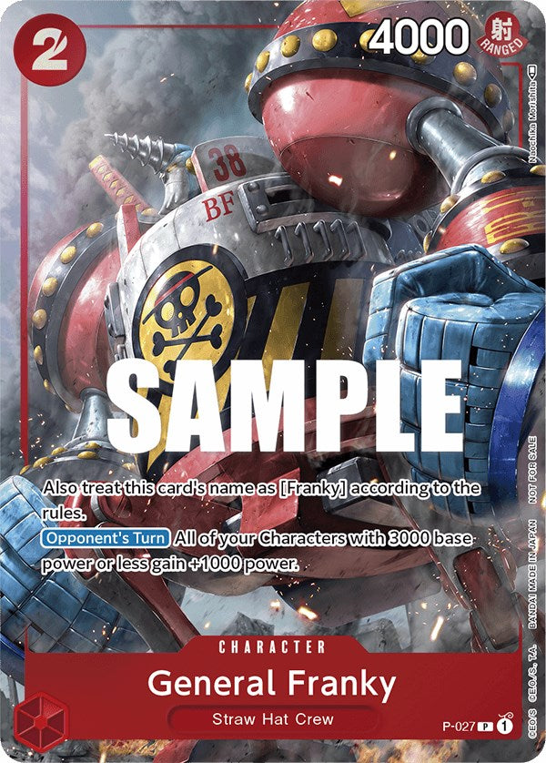 General Franky (Event Pack Vol. 2) [One Piece Promotion Cards] - Bandai