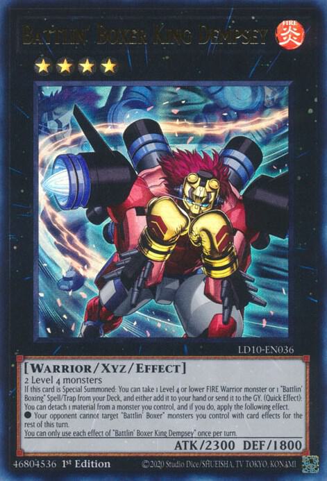 Battlin' Boxer King Dempsey (LD10-EN036) [Ultra Rare] - Yu-Gi-Oh!