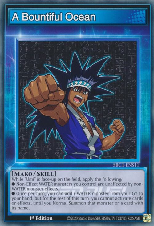 A Bountiful Ocean (SBC1-ENS11) [Common] - Yu-Gi-Oh!