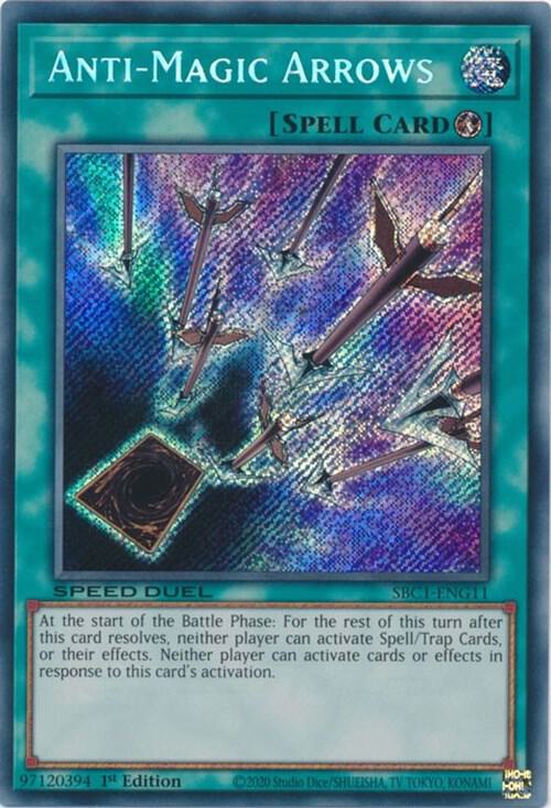 Anti-Magic Arrows (Secret Rare) (SBC1-ENG11) - Yu-Gi-Oh!