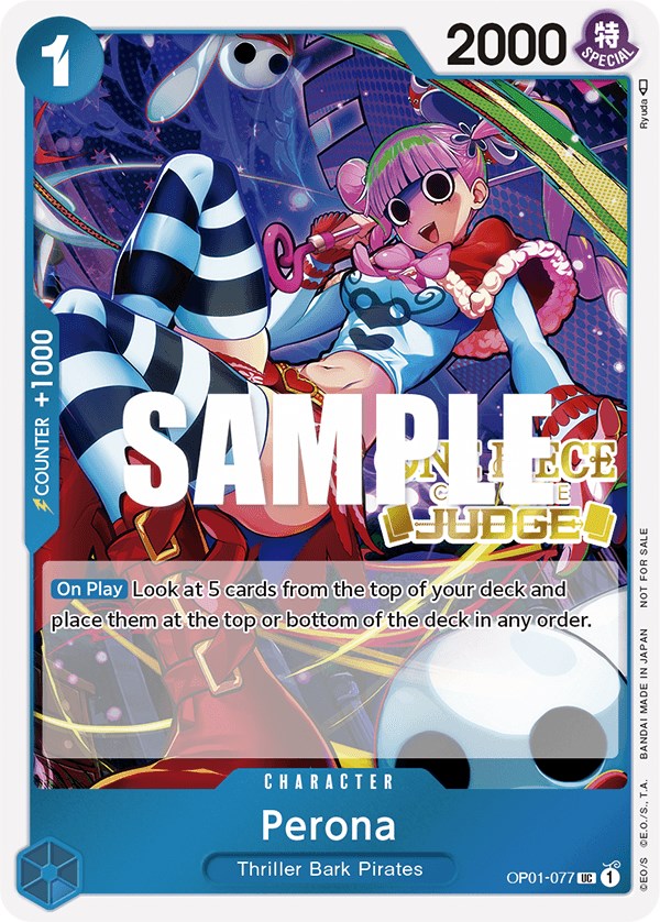 Perona (Judge Pack Vol. 2) [One Piece Promotion Cards] - Bandai