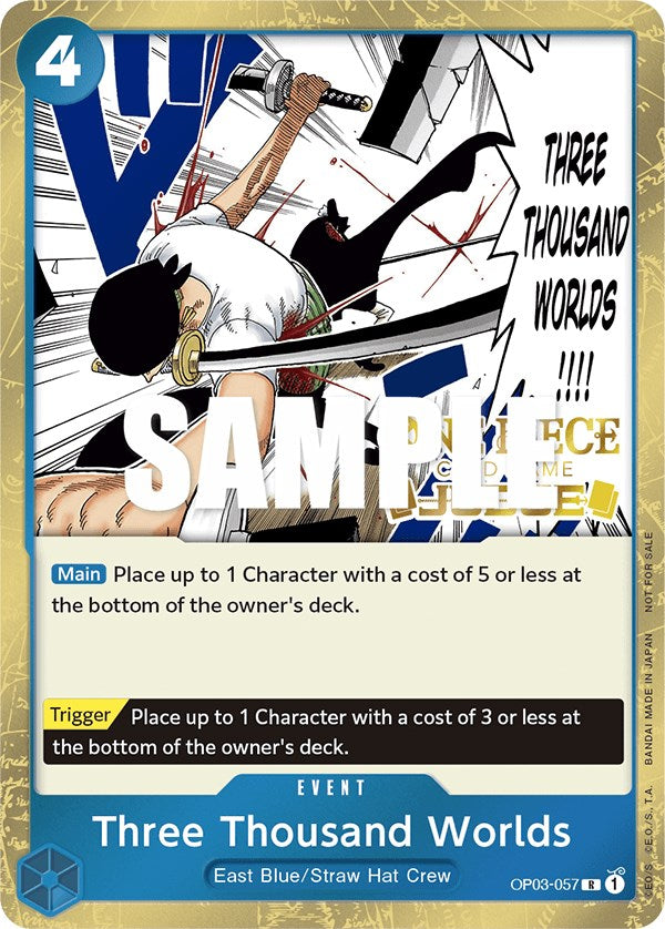 Three Thousand Worlds (Judge Pack Vol. 2) [One Piece Promotion Cards] - Bandai