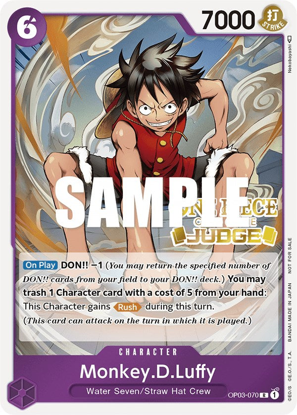 Monkey.D.Luffy (Judge Pack Vol. 2) [One Piece Promotion Cards] - Bandai