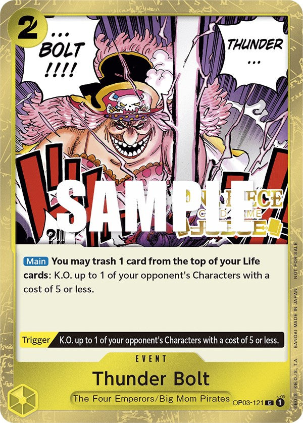 Thunder Bolt (Judge Pack Vol. 2) [One Piece Promotion Cards] - Bandai