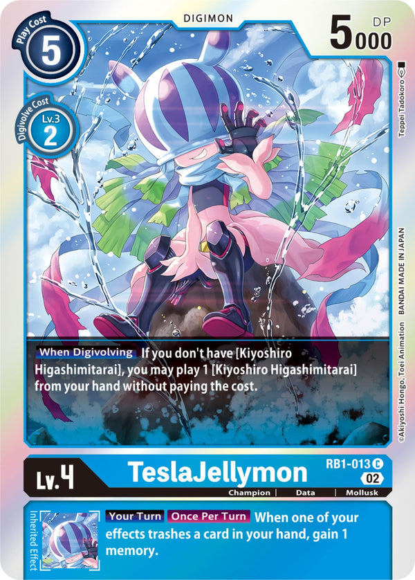 TeslaJellymon [RB1-013] [Resurgence Booster] - Digimon