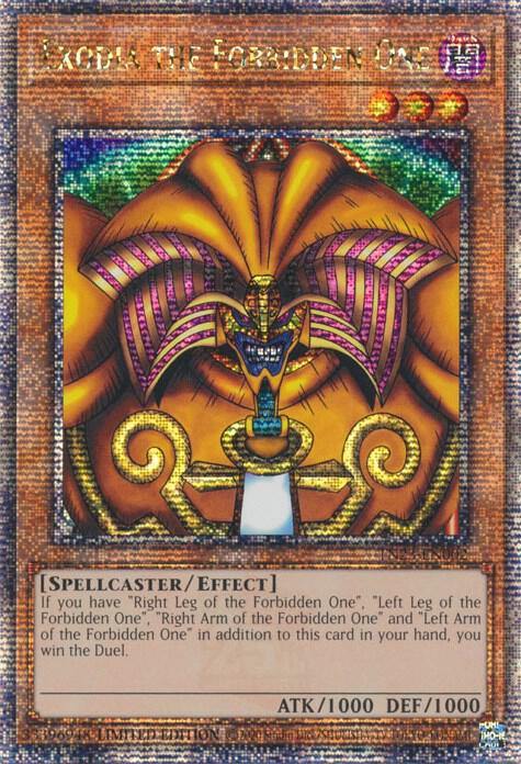 Exodia the Forbidden One (Quarter Century Secret Rare) (TN23-EN002) - Yu-Gi-Oh!