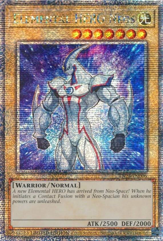 Elemental HERO Neos (Quarter Century Secret Rare) (TN23-EN006) - Yu-Gi-Oh!