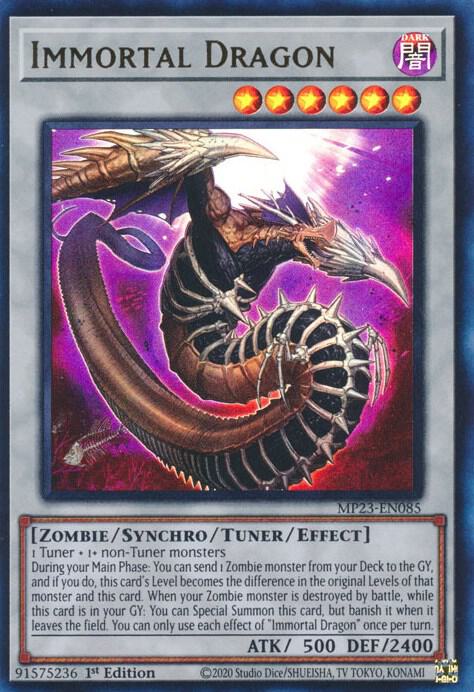 Immortal Dragon (MP23-EN085) [Ultra Rare] - Yu-Gi-Oh!