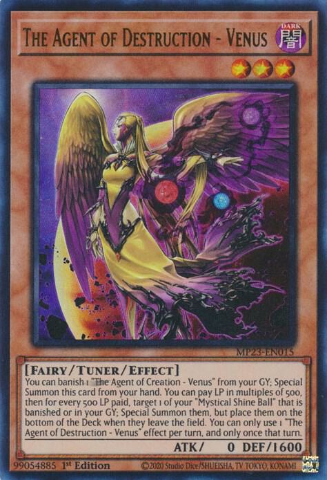 The Agent of Destruction - Venus (MP23-EN015) [Ultra Rare] - Yu-Gi-Oh!