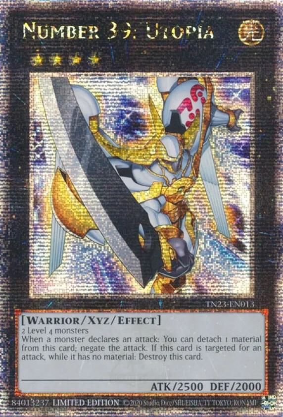 Number 39: Utopia (Quarter Century Secret Rare) (TN23-EN013) - Yu-Gi-Oh!