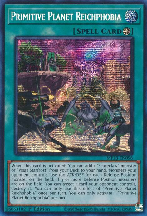 Primitive Planet Reichphobia (MP23-EN096) [Prismatic Secret Rare] - Yu-Gi-Oh!