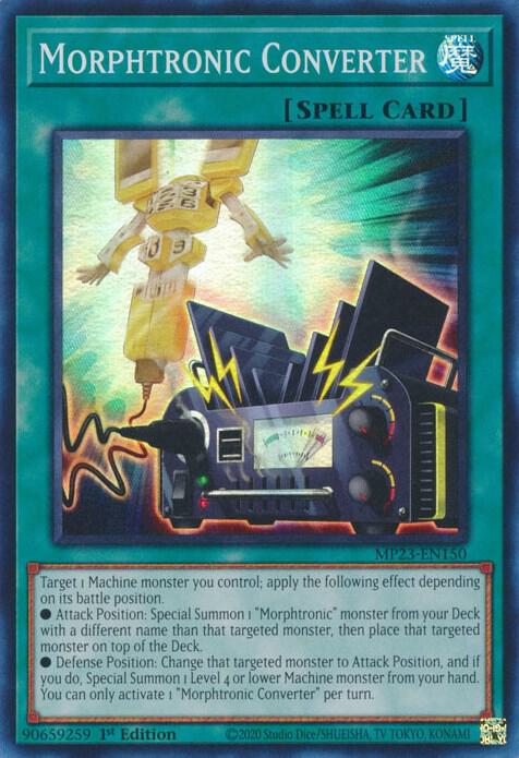 Morphtronic Converter (MP23-EN150) [Super Rare] - Yu-Gi-Oh!